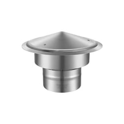Vevor YXYCMYSBXGZDGEH55V0 6 in. Chimney Cap, Silver
