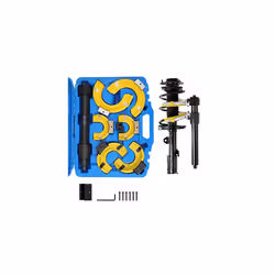 VEVOR Strut Spring Compressor Set, Macpherson Strut Spring Compressor Kit, Interchangeable Fork Strut Coil Extractor Remover  ...