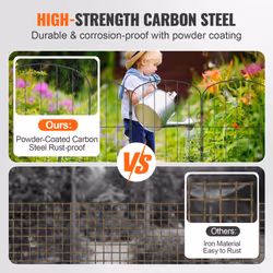 VEVOR Garden Fence No Dig Fence 24''(H)x13''(L)Animal Barrier Fence 10 Pack