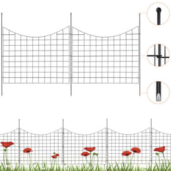 VEVOR Garden Fence No Dig Fence 36.6''(H)x29.5''(L) Animal Barrier Fence 5 Pack