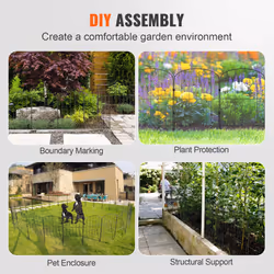 VEVOR Garden Fence No Dig Fence 24''(H)x13''(L)Animal Barrier Fence 28 Pack - Additional view 5