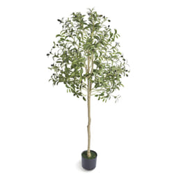 VEVOR 5 FT Artificial Olive Tree Green Natural Tall Faux Lifelike Fake Plant