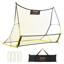 VEVOR 71"x40" Soccer Trainer 2-IN-1 Portable Soccer Rebounder Net  Portable Bag