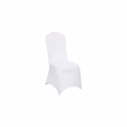 VEVOR 50pcs/100pcs/150pcs Chair Cover Wedding Spandex Flat Fronted Chair Covers Stretch Fabric Removable Washable Protective ...
