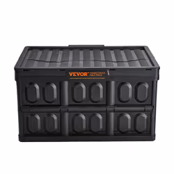 VEVOR Collapsible Storage Bins with Lids Folding Stackable Containers 45L 3-Pack - Additional view 9