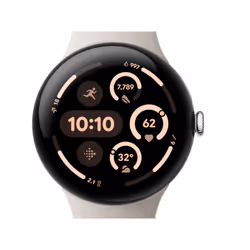 Google Pixel Watch 3, AMOLED, Touchscreen, 32 GB, Wi-Fi, GPS (satellite), 37 g
