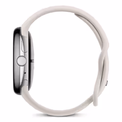 Google Pixel Watch 3 AMOLED 45 mm Digital Touchscreen 4G Silver Wi-Fi GPS (satellite)