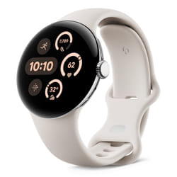 Google Pixel Watch 3 AMOLED 41 mm Digital Touchscreen 4G Silver Wi-Fi GPS (satellite)