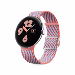 Google GA06104-WW, Watch strap, Cotton fibre, Silver, 1 pc(s)
