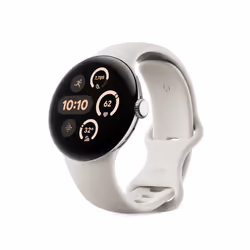 Google GA06122-WW, Watch strap, Pixel Watch 3 45mm, Fluoroelastomer, Silver, L, 1 pc(s)