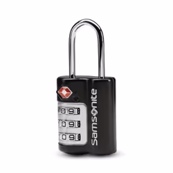 Samsonite 3-Dial Combination Lock TSA Approved Travel Lock Black