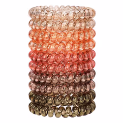 JessLab Spiral Hair Ties  10 Pcs Traceless Phone Cord Hair Ties Spiral
