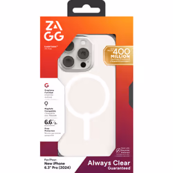 ZAGG Cases PH CrystlPal Lite Snap Apple iPhone 16 Pro Clear
