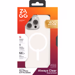 ZAGG Cases PH CrystlPal Lite Snap Apple iPhone 16 Pro Max Clear