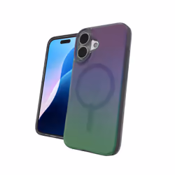 ZAGG Cases Milan Snap Apple iPhone 16 Raven Feather, Cover, Apple, iPhone 16, 15.5 cm (6.1"), Green, Purple