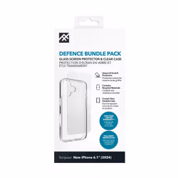 IFROGZ IF Defence BNDL Glass/Clear Case Apple iPhone 16 INTL - Additional view 5