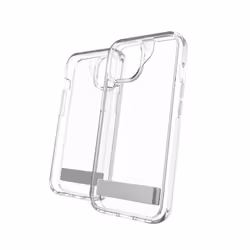 ZAGG Crystal Palace Kickstand Case iPhone 16/15/14/13 Clear, Cover, Apple, iPhone 16e/15/14/13, 15.5 cm (6.1"), Transparent