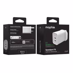 mophie Speedport 70 Universal White AC Fast charging Indoor - Additional view 8