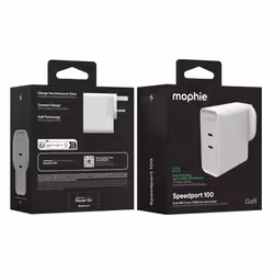 mophie Speedport 100 Universal White AC Fast charging Indoor - Additional view 8