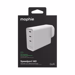 mophie Speedport 140 Universal White AC Fast charging Indoor - Additional view 7