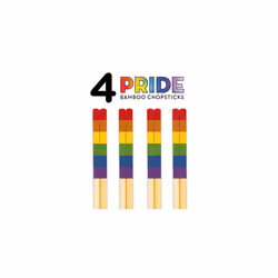 Gamago Eco-friendly Bamboo Chopsticks (Show Your Pride)