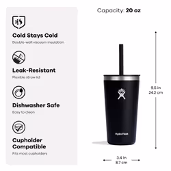 Hydro Flask 20 Oz All Around Tumbler Straw Lid Surf