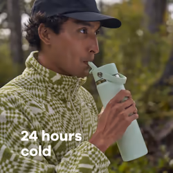 Hydro Flask 40 Oz Wide Flex Straw Cap Botanical Bliss Agave