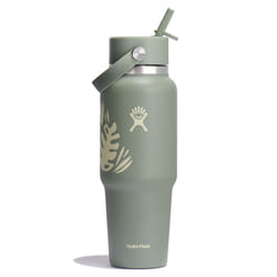 Hydro Flask 32 Oz Wide Flex Straw Travel Bottle Botanical Bliss Agave