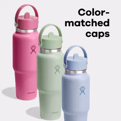 Hydro Flask 32 Oz Wide Flex Straw Travel Bottle Botanical Bliss Agave