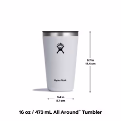 16 Oz All Around Tumbler Press-In Lid Oat