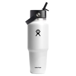 Hydro Flask 32 Oz Wide Flex Straw Travel Bottle White