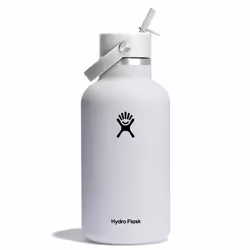 Hydro Flask 64 Oz Wide Flex Straw Cap White
