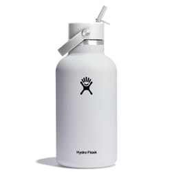 Hydro Flask 64 Oz Wide Flex Straw Cap White
