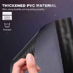 400x300mm DIY PC Case Dust Mesh Filter, [2 Pack] PVC Dustproof Magnetic Dust Filter Cover, PC Mesh Grill with Magnetic Frame Strip Computer Cooler Fan