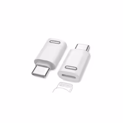Lightning Female to USB C Male Adapter, 2 Pack USB-C Male to Lightning Female Adapter for iPhone 15/15 Pro/15 Pro Max/15 Plus ...