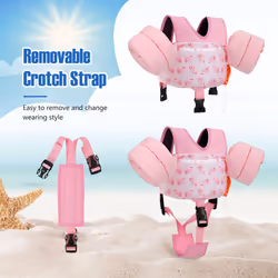 MoKo Toddler Floaties Cartoon Swim Arm Band  Toddler Swim Vest for Kids Pool Float Vests Sleeves Girls Learn to Swim
