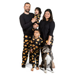 Burt's Bees Baby Baby Womens Family Jammies Matching Holiday Organic Cotton Pajamas  Midnight Pumpkins 2024  X-Large