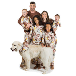 Burt's Bees Baby Baby Toddler 2-Piece Family Jammies Matching Holiday Organic Cotton Pajamas  Football 2024  5T