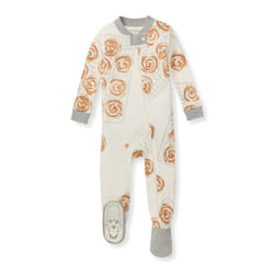 Burt's Bees Baby Baby Girls Pajamas  One-Piece Footed Sleeper PJs  Non-Slip Snug Fit for Infants 12  18  and 24 Months