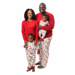Burt's Bees Baby Unisex Baby 1-Piece Family Jammies Matching Holiday Organic Cotton Pajamas Guide My Sleigh 2024 0-3 Months