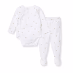 Burt's Bees Baby Unisex Baby Bodysuit & Pant Set 100% Organic Cotton