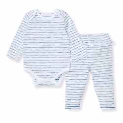 Burt's Bees Baby Unisex Baby Bodysuit & Pant Set  100% Organic Cotton