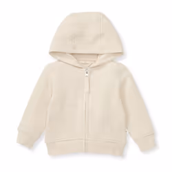 Burt's Bees Baby Baby Sweatshirts  Lightweight Zip-up Jackets Hooded Coats  Organic Cotton  Oat Quilted Bee
