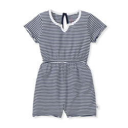 Burt's Bees Baby Baby Girls Romper - 100% Organic Cotton  One-Piece Shortall Girl Outfit for Sizes Newborn to 24 Months