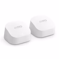 eero 7, Wi-Fi 7 (802.11be), Dual-band (2.4 GHz / 5 GHz), Ethernet LAN, White, Tabletop router