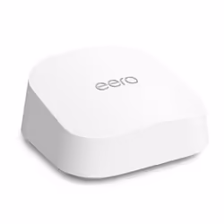 eero 7, Wi-Fi 7 (802.11be), Tri-band (2.4 GHz / 5 GHz / 6 GHz), Ethernet LAN, White, Tabletop router