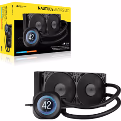 Corsair Nautilus 240 RS LCD Processor All-in-one liquid cooler 12 cm Black 1 pc(s) - Additional view 2