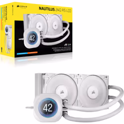 Corsair Nautilus 240 RS LCD Processor All-in-one liquid cooler 12 cm White 1 pc(s) - Additional view 2
