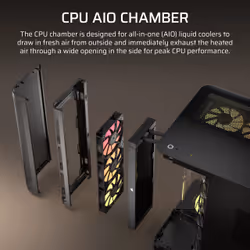 Corsair AIR 5400 RS-R ARGB Midi Tower Black - Additional view 5