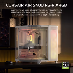 Corsair AIR 5400 RS-R ARGB Midi Tower White - Additional view 2